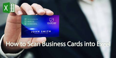 scan business cards to excel.